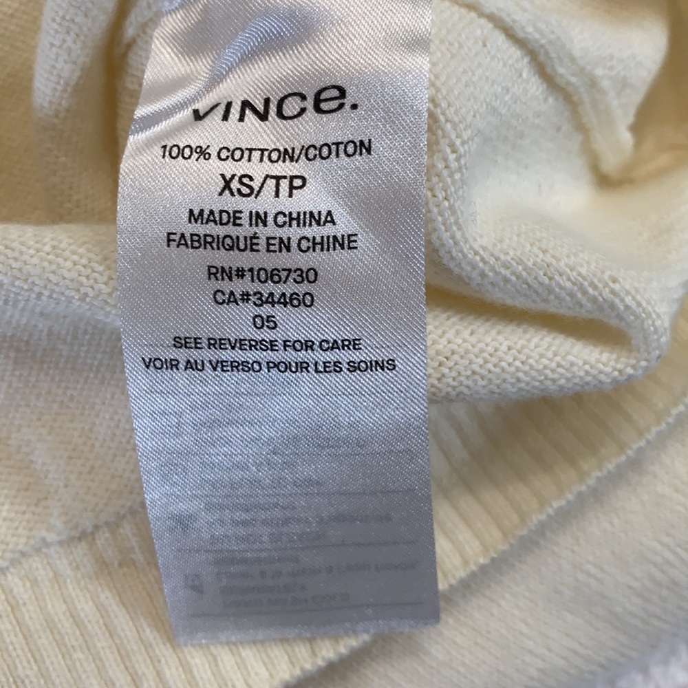 NWT VINCE SWEATER SIZE XS - Picture 4 of 8